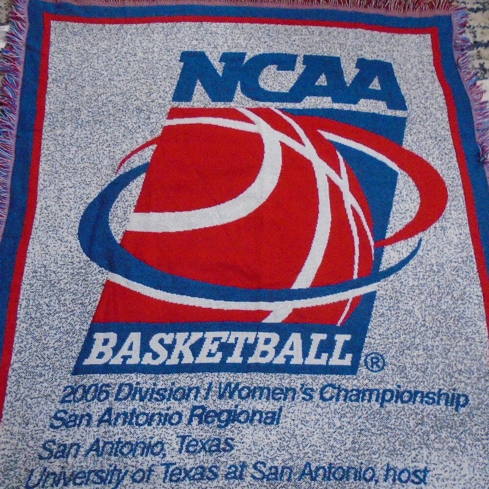 NCAA Basketball 2006 Division 1 Regional Women's Championship Tapestry Blanket